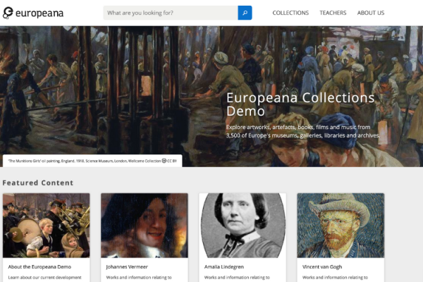 Introducing the new Europeana demo
